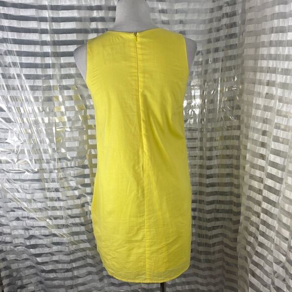 VaVa Sequin Bow Yellow Shift Dress - Picture 4 of 7